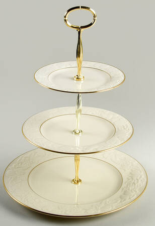 Fruits of Life 13 7/8"-14 1/4" 3-Tiered Serving Tray(DP,SP,BB) HC