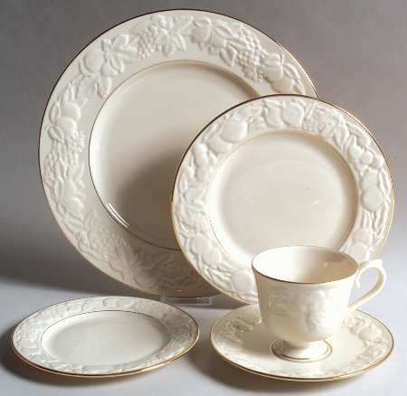 Fruits of Life 5pc Place Set=Csft,Dp,Sp,Bb
