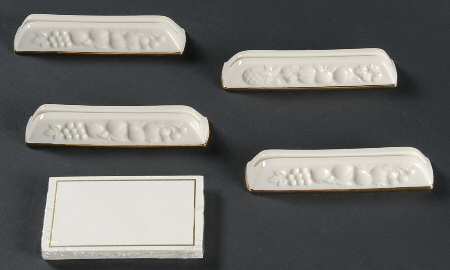 Fruits of Life Placard/Place Card Holders & Cards - Set of 4