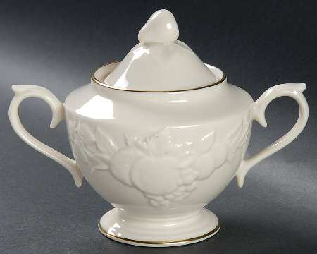 Fruits of Life Sugar Bowl & Lid