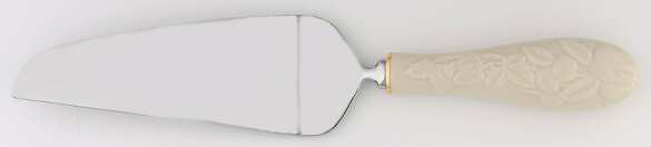 Fruits of Life Dessert Server with Stainless Blade