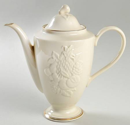 Fruits of Life Coffee Pot & Lid