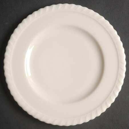 Gadroon Off White Bread & Butter Plate