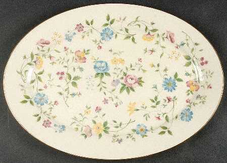 Garden Party 16" Oval Serving Platter