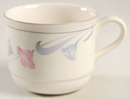 Glories on Grey Flat Cup