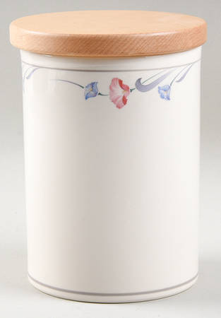 Glories on Grey Medium Canister & Lid