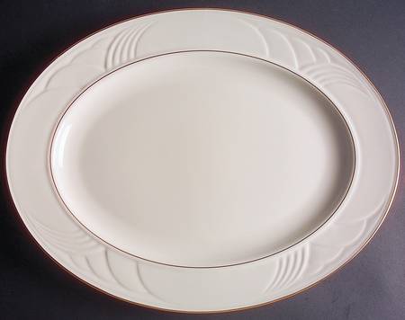Golden Sand Dune 16" Oval Serving Platter
