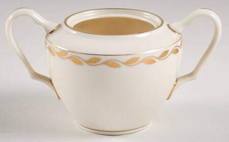 Golden Wreath Sugar Bowl No Lid