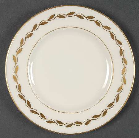 Golden Wreath Bread & Butter Plate