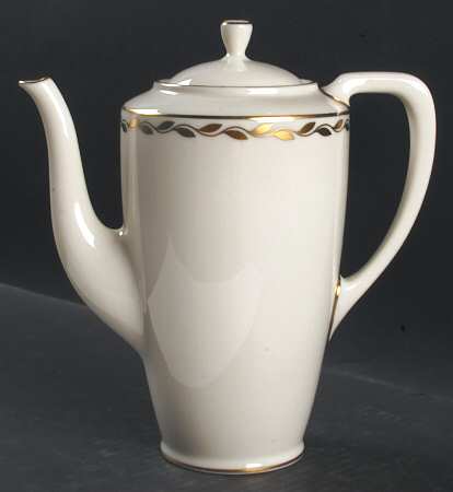 Golden Wreath Shape 1960 Coffee Pot & Lid