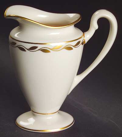 Golden Wreath Shape 744 Creamer