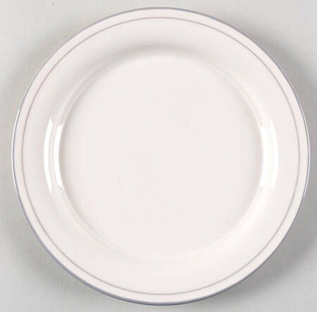 Grey Pinstripes (For the Grey) Salad Plate