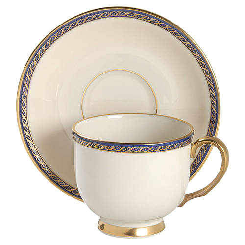 Footed Cup & Saucer Set