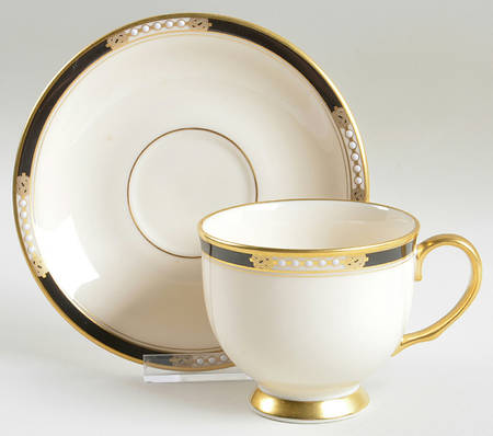 Hancock Footed Cup & Saucer Set