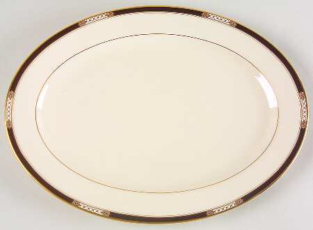 Hancock 13" Oval Serving Platter by Lenox