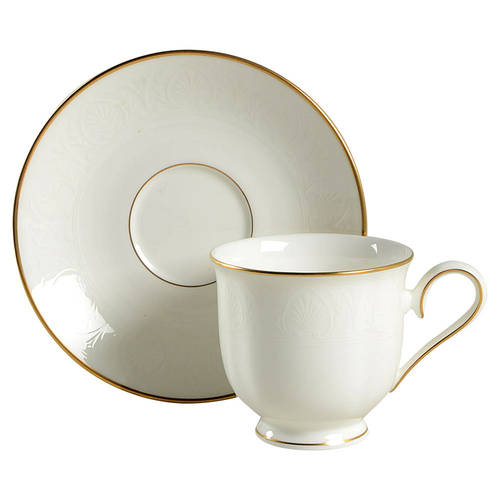 Footed Cup & Saucer Set