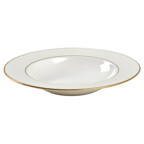 Hannah Gold Rim Soup Bowl