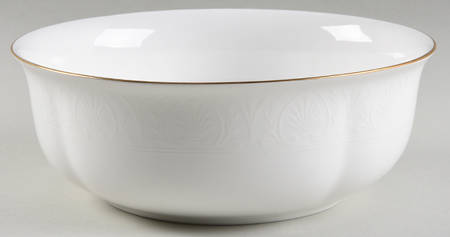 Hannah Gold 8" Round Vegetable by Lenox