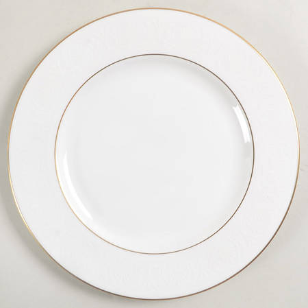Hannah Gold Salad Plate