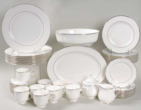 Hannah Platinum 45 Piece Set