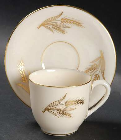 Harvest Flat Demitasse Cup & Saucer Set