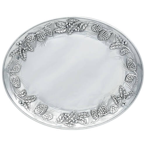 Holiday (Dimension) 19" Oval Metal Serving Platter
