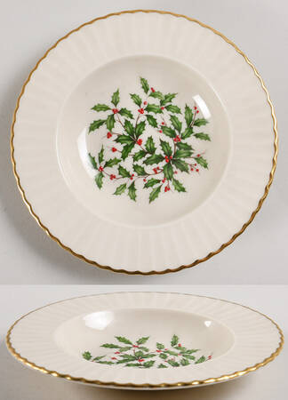 Holiday (Dimension) Rim Fruit/Dessert (Sauce) Bowl