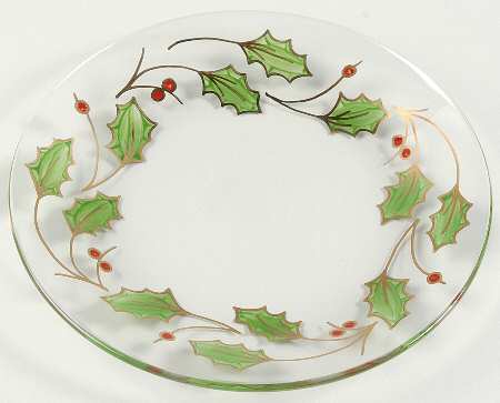 Holiday (No Plaid Ribbon) Appetizer Plate by Lenox