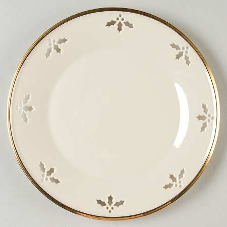 Holiday (Dimension) Pierced Accent Luncheon Plate