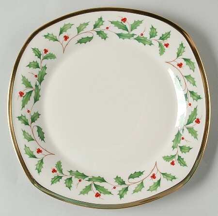 Holiday (Dimension) Square Accent Luncheon Plate