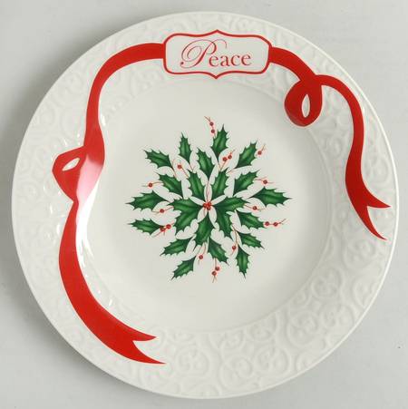 Holiday (Dimension) Carved Accent Luncheon Plate