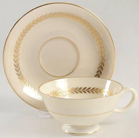 Imperial Footed Cup & Saucer Set by Lenox
