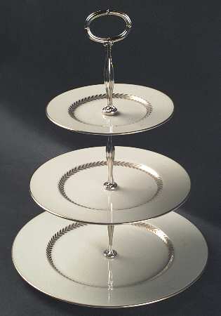 Imperial 13 7/8"-14 1/4" 3-Tiered Serving Tray(DP,SP,BB) HC