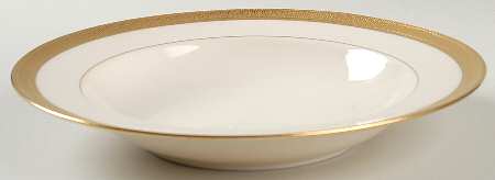 J19 Cream Rim Soup Bowl