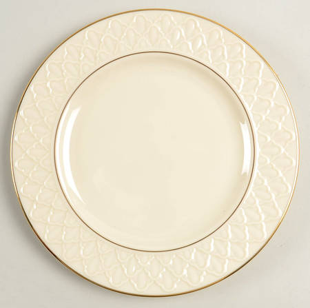 Jacquard Gold Salad Plate
