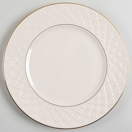 Jacquard Gold Dinner Plate