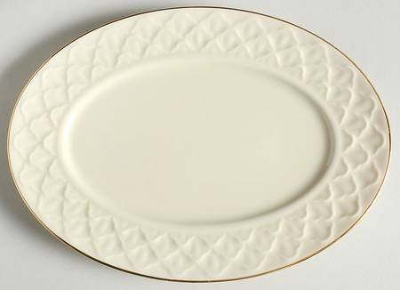 Jacquard Gold Relish/Gravy Underplate