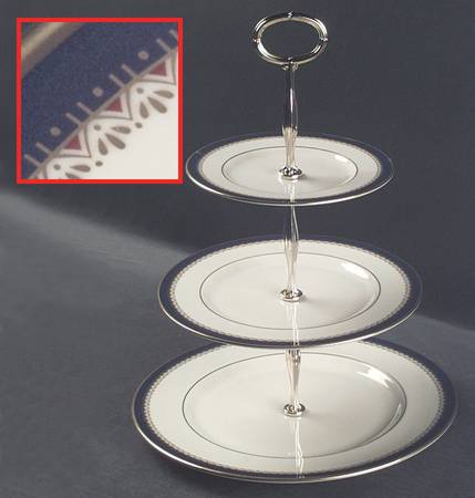 Jefferson 13 7/8"-14 1/4" 3-Tiered Serving Tray(DP,SP,BB) HC