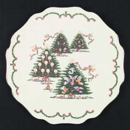 Joys of Christmas Giftware Cake Plate