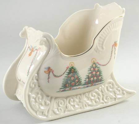 Joys of Christmas Giftware Sleigh Centerpiece