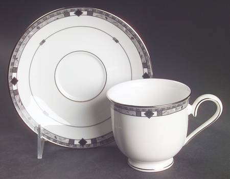 Footed Cup & Saucer Set