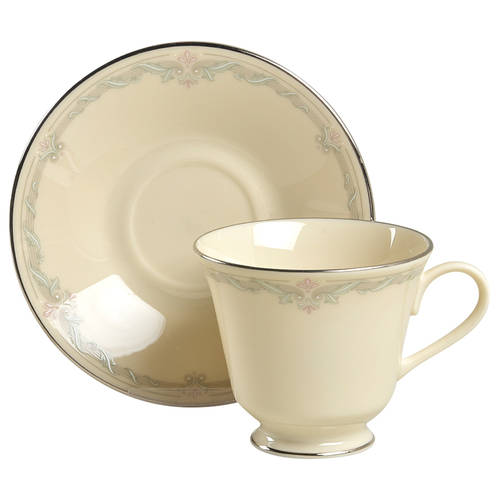 Footed Cup & Saucer Set