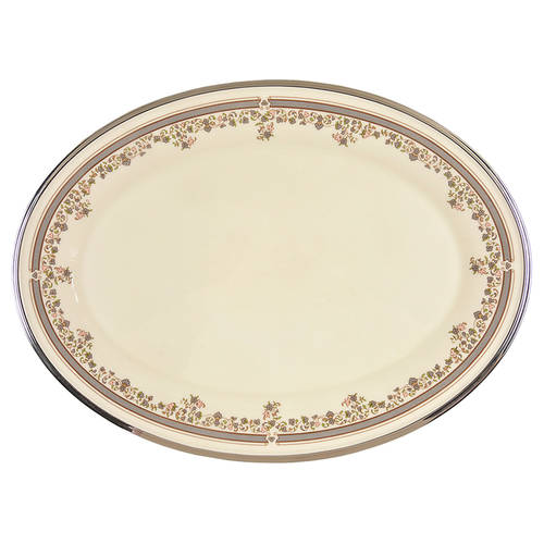 Lace Point 16" Oval Serving Platter by Lenox