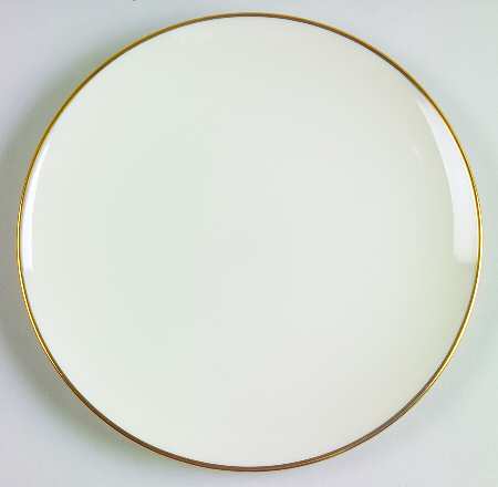 Presidential Gold Dessert Plate/Cream Soup Saucer for Flat Bowl