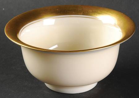 Lenox Liners (Cream, Gold Trim) Decoration #WG Bouillon Liner