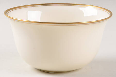 Lenox Liners (Cream, Gold Trim) Decoration #86 Cream Soup Bowl Liner