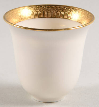 Lenox Liners (Cream, Gold Trim) Decoration #J40 Bell Shape Demitasse Liner