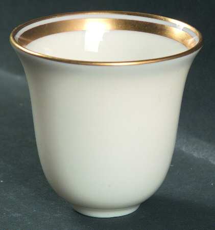 Lenox Liners (Cream, Gold Trim) Decoration #MG Bell Shape Demitasse Liner