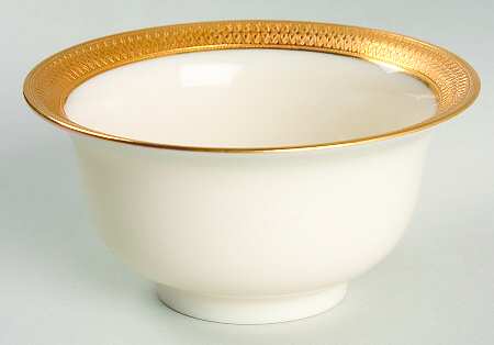 Lenox Liners (Cream, Gold Trim) Decoration #P67 Bouillon Liner