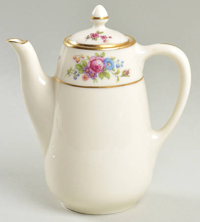 Lenox Rose Individual Coffee Pot & Lid